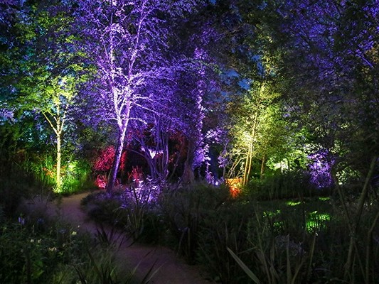 Promenades nocturnes cet été au Festival International des jardins