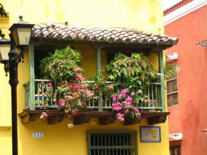 Sur les balcons et terrasses