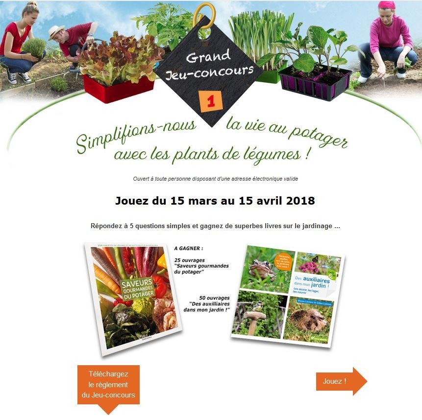 De superbes ouvrages de jardinage à gagner en testant vos connaissances potagères  !