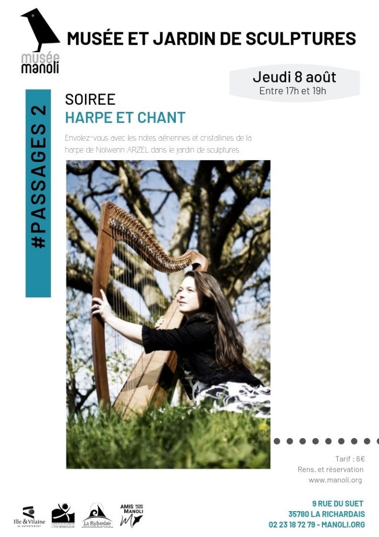 #PASSAGES : Soirée harpe et chant avec Nolwenn Arzel