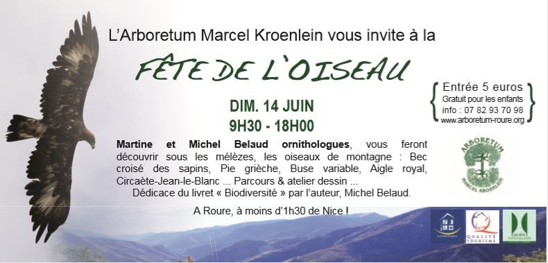 L'Arboretum Marcel Kroenlein vous invite à la fête de l'oiseau