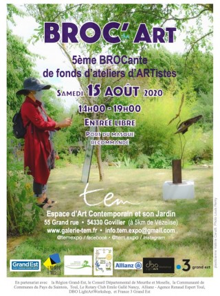 Broc'Art dans le jardin de TEM