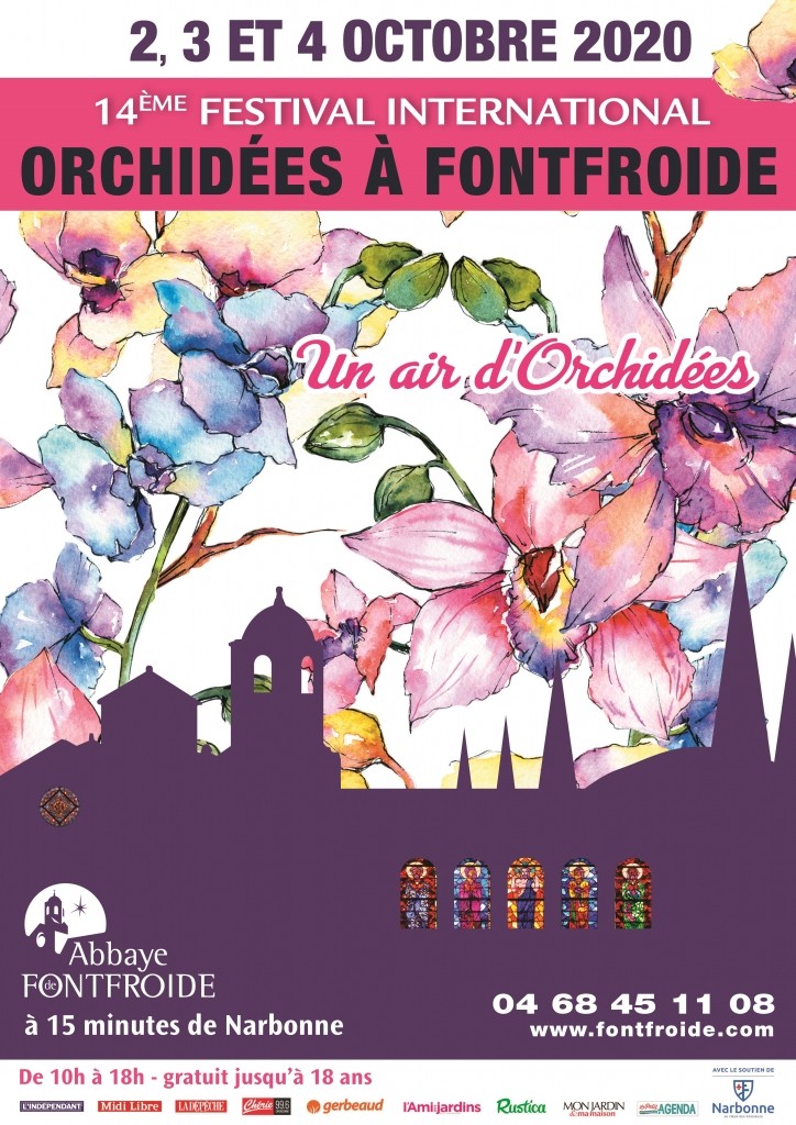 14eme festival international des orchidéees de l'abbaye de Fontfroide