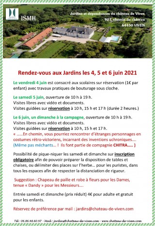 Rendez-vous aux jardins 2021