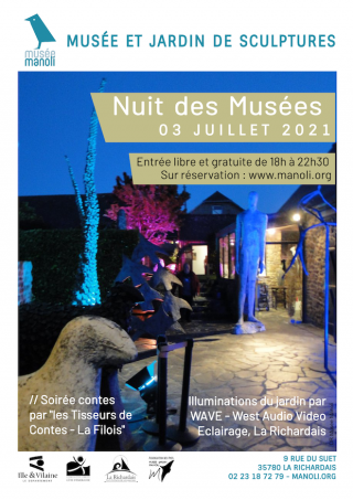 Nuit des Musées au Musée et Jardin de Sculptures MANOLI