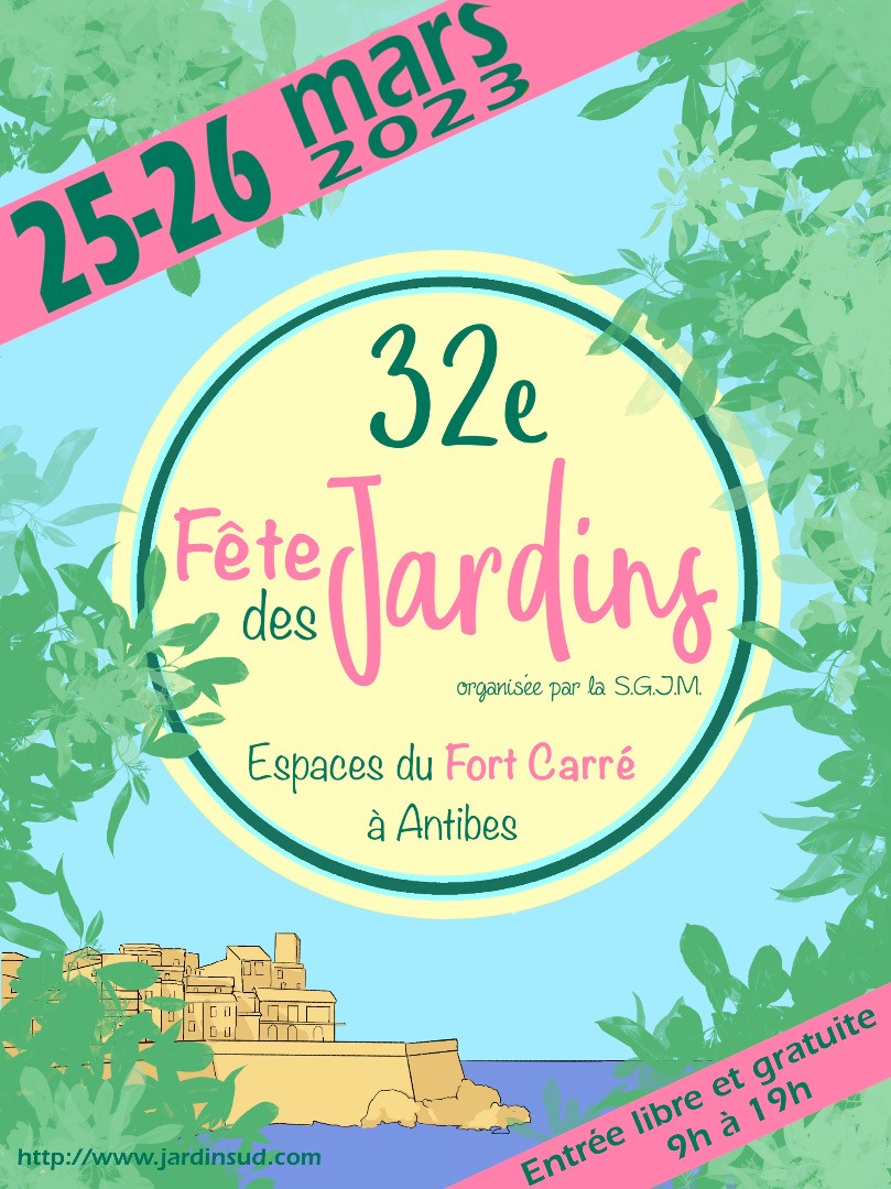 FETE DES JARDINS organisée par la SGJM Société des Gens de Jardins Méditerranéens