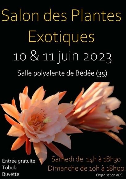 le salon des plantes exotiques revient à Bédée !