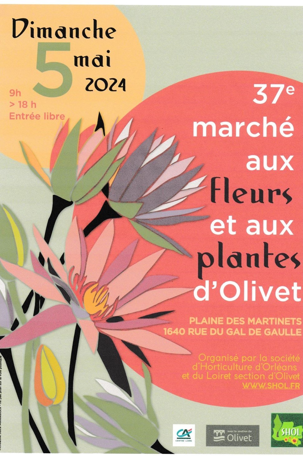 marché aux fleurs et aux plantes