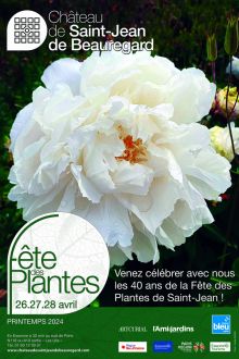 Venez célébrer avec nous les 40 ans de la Fête des Plantes de Saint-Jean de Beauregard !