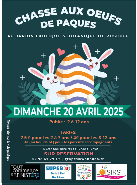 Chasse aux oeufs de Pâques 2025