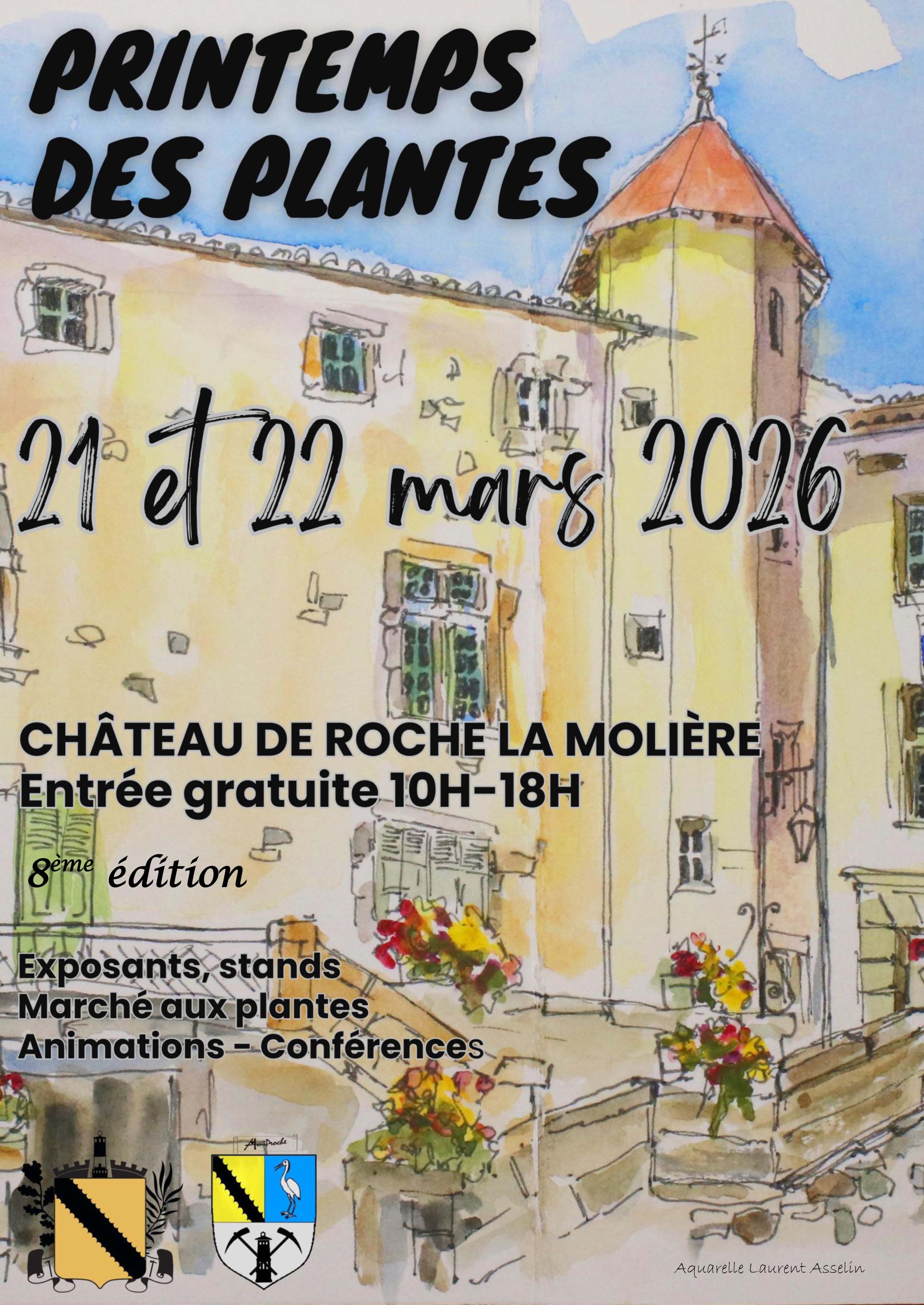 Le Printemps des Plantes au château de Roche-la-Molière