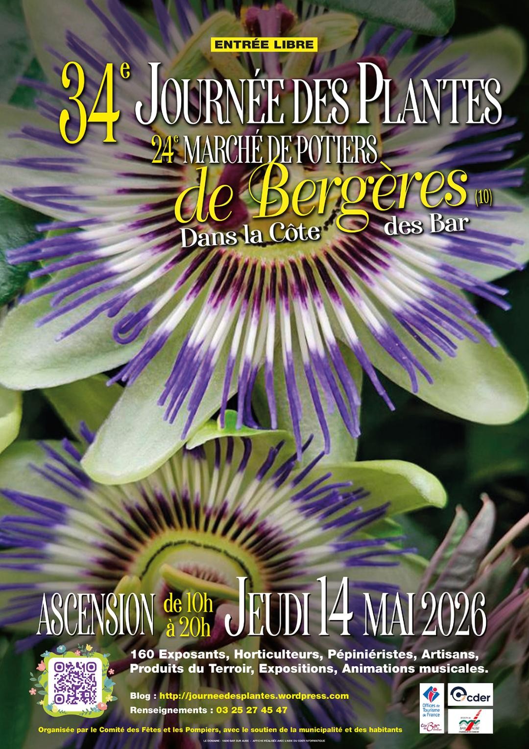 34ème Journée des plantes, 24ème Marché de potiers, un rendez-vous avec la nature