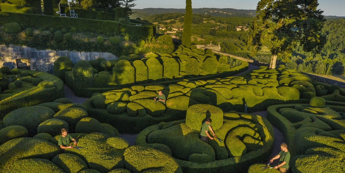 L'art topiaire aux Jardins de Marqueyssac