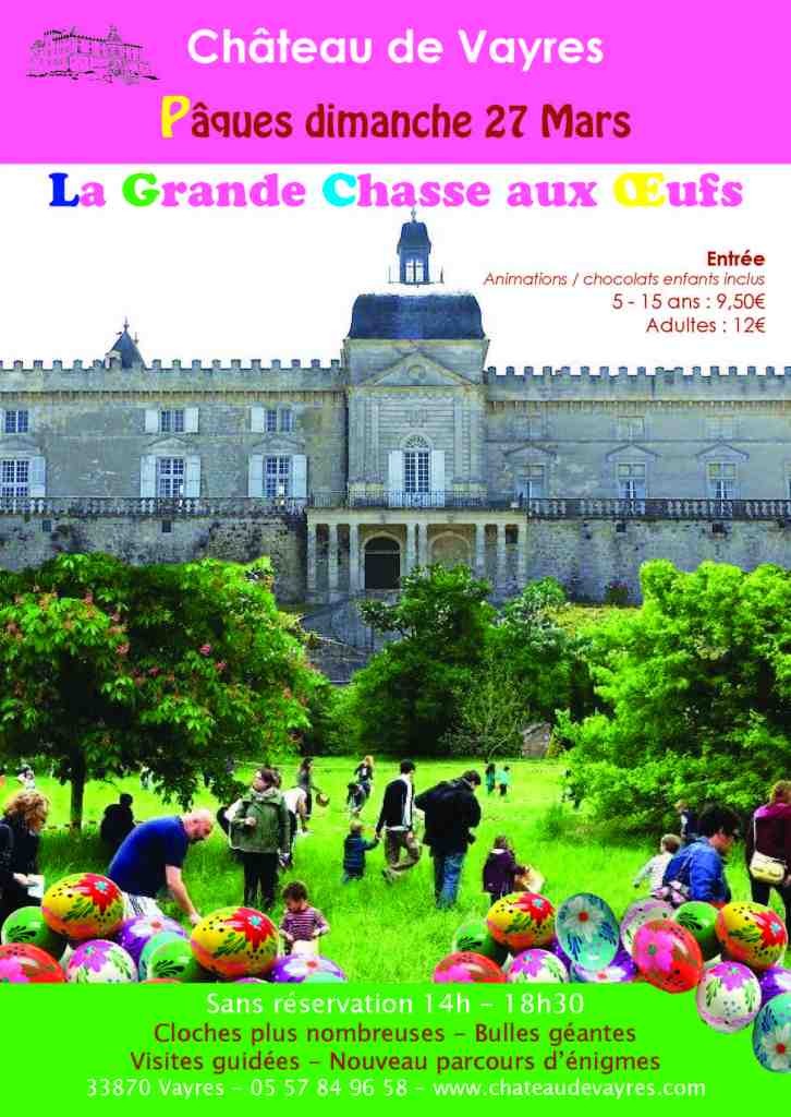 La Chasse aux Oeufs au Château de Vayres