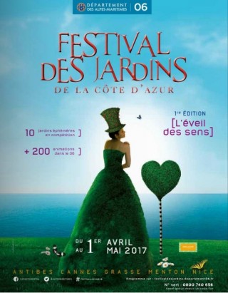 1ER FESTIVAL DES JARDINS DE LA CÔTE D'AZUR « Le réveil des sens »